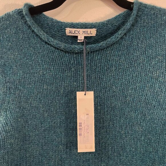 Alex Mill Teal Crew Neck Sweater - Picture 5 of 7
